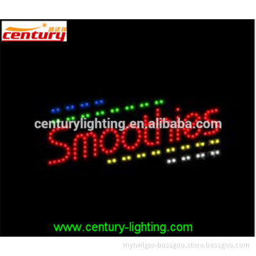 smoothies chasing animated led sign